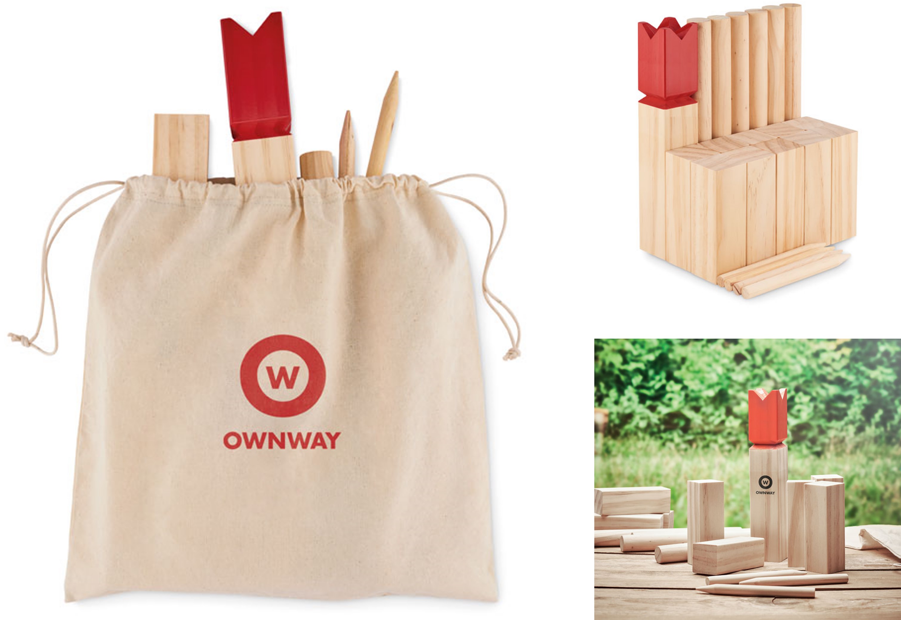 Branded Kubb Game