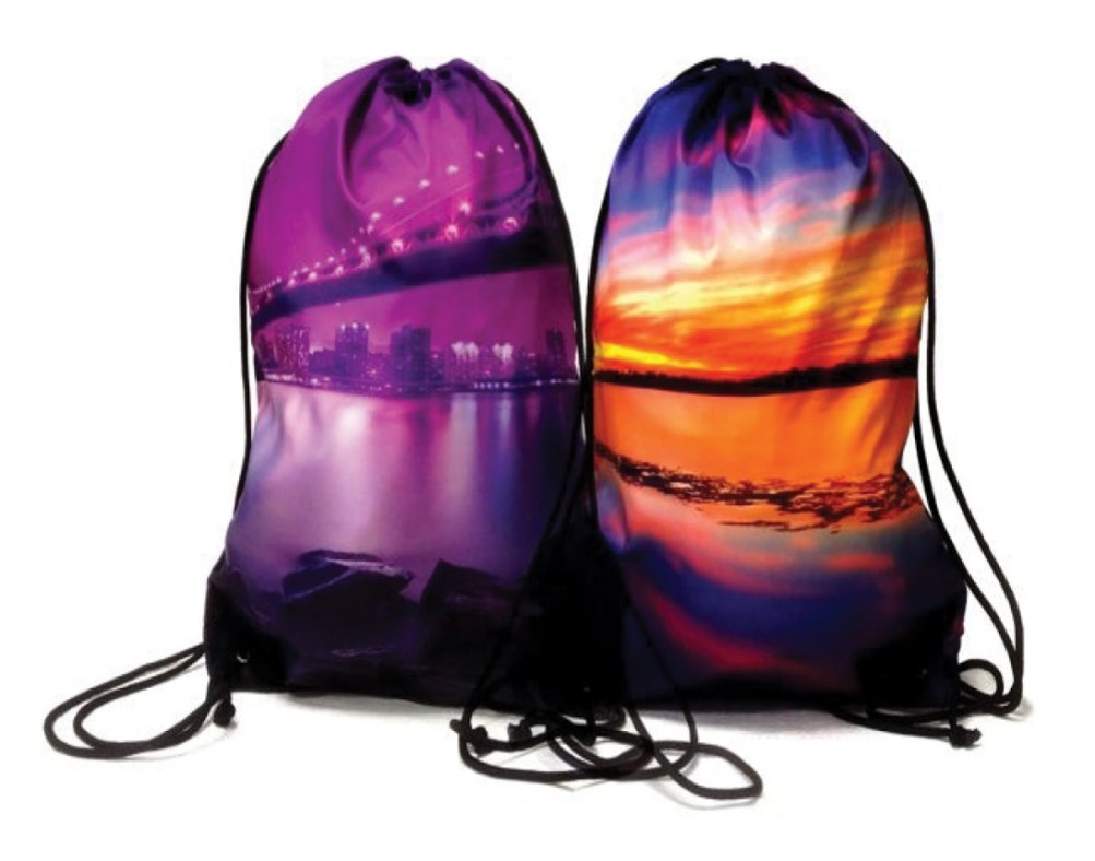 Full Colour Branded Drawstring Bags