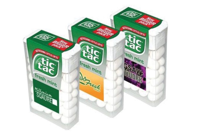 Personalised, Branded and Printed tic tacs