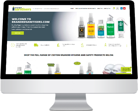 Visit our dedicated custom branded hygiene essentials website