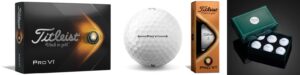 Branded Titleist Pro V1 Golf Balls