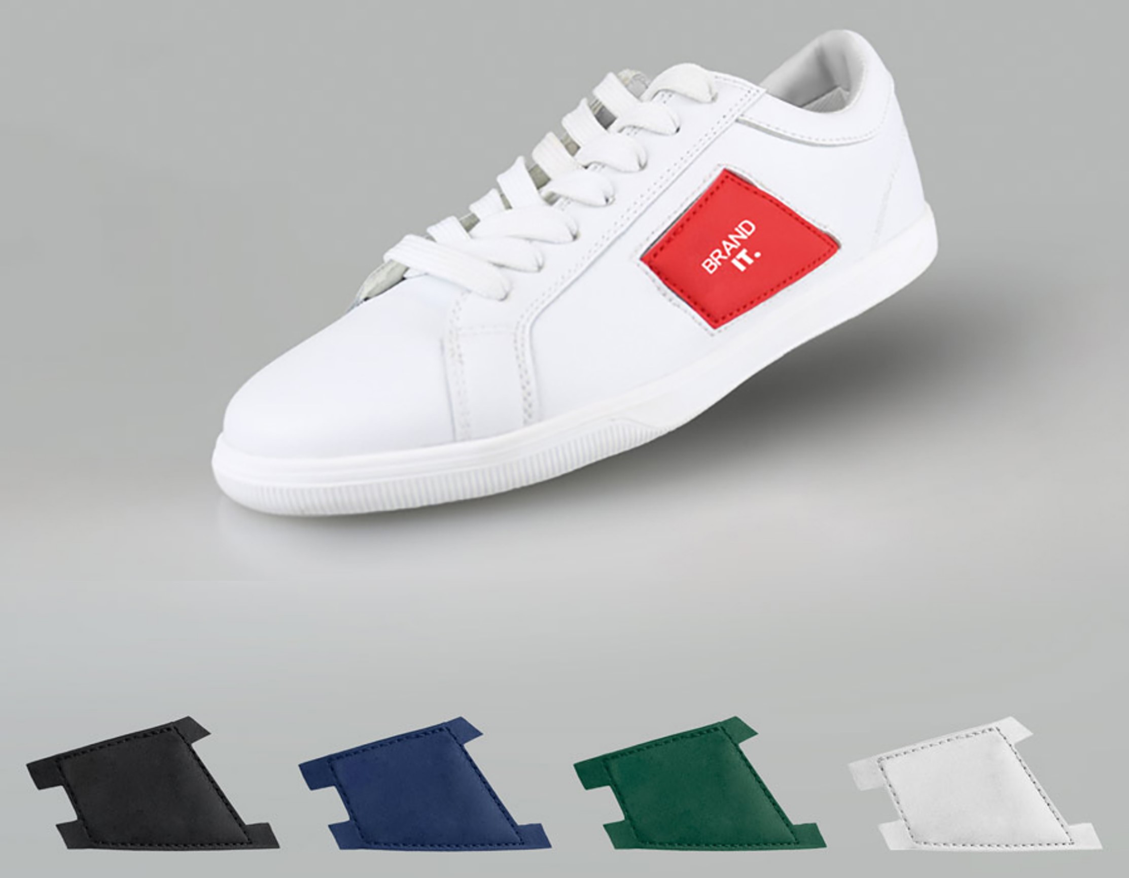Branded Lace Up Trainers